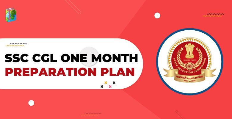 SSC CGL One Month Preparation Plan
