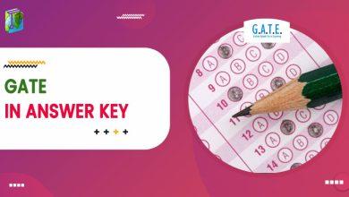 GATE IN Answer Key