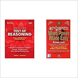How to Crack Test Of Reasoning- REVISED EDITION+Word Power Made Easy(Set of 2 books)