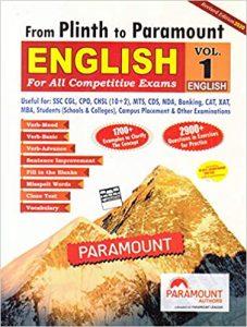 Paramount English For General Competitive Exams Vol - 1 From Plinth To Paramount (Revised Edition 2020)