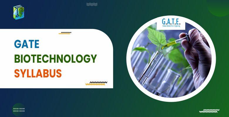 GATE Biotechnology Syllabus