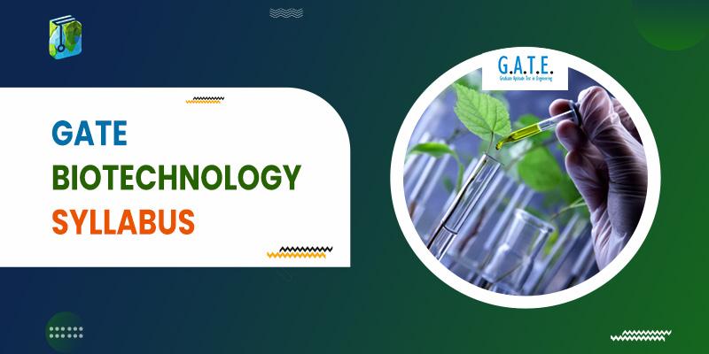 GATE Biotechnology Syllabus