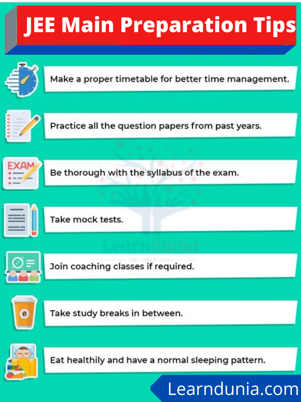 JEE Main Preparation Tips