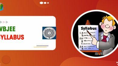WBJEE Syllabus
