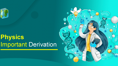 physics important derivation