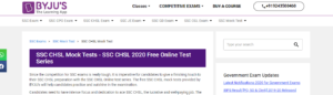 SSC CHSL Mock Tests by Byjus