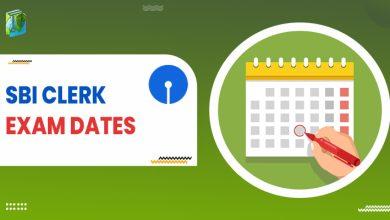 SBI Clerk Exam Dates