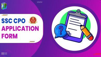SSC CPO Application Form
