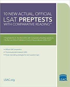 10 New Actual, Official LSAT Preptests with Comparative Reading (preptests 52-61) (Lsat Series)